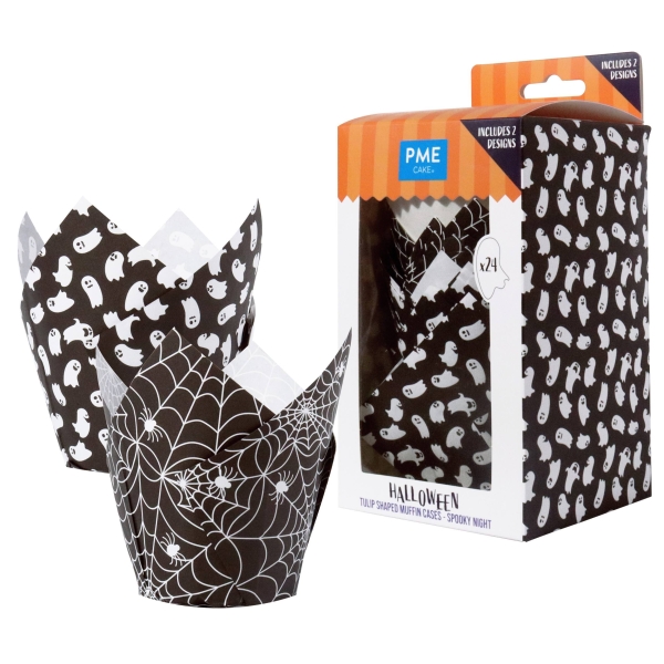 Tulip Cupcake Case - Spooky Night